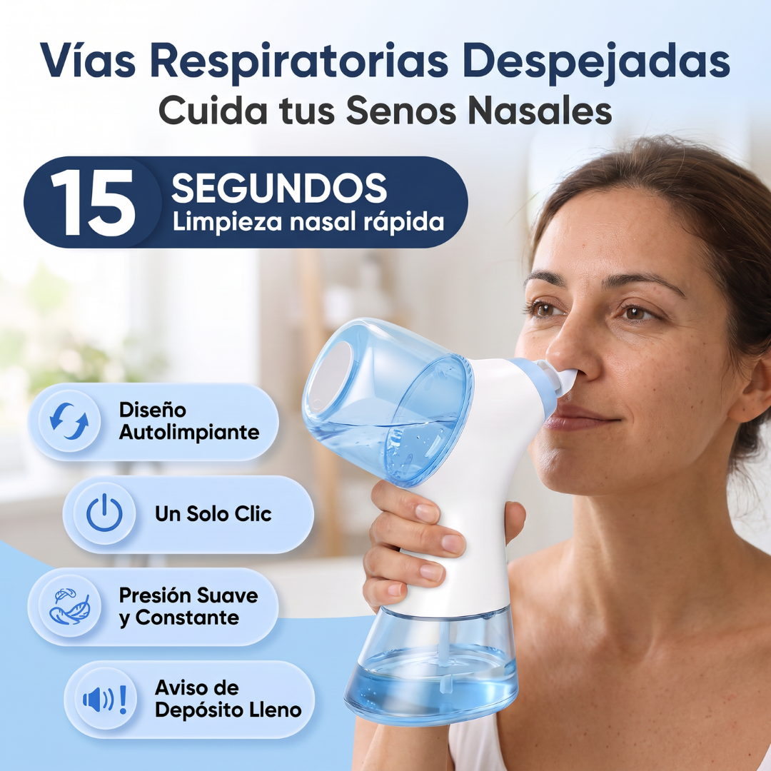 Limpiador Nasal Eléctrico para Respirar Mejor