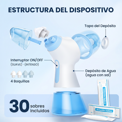 Limpiador Nasal Eléctrico para Respirar Mejor