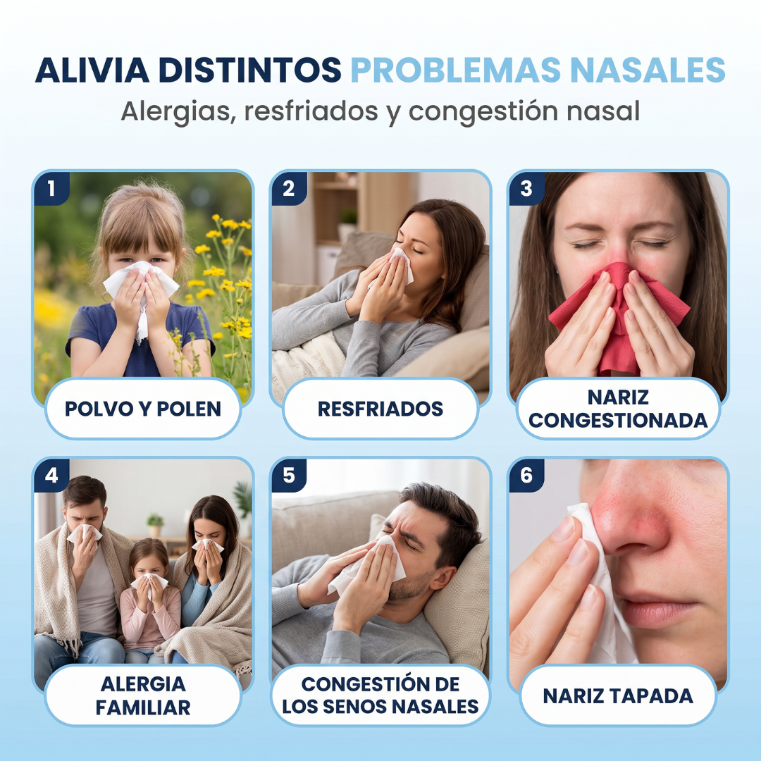 Limpiador Nasal Eléctrico para Respirar Mejor